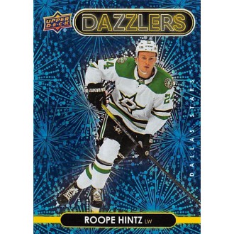 Insertní karty - Hintz Roope - 2021-22 Upper Deck Dazzlers Blue No.DZ65