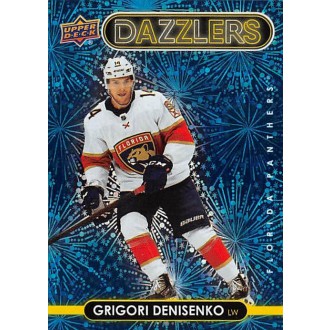 Insertní karty - Denisenko Grigori - 2021-22 Upper Deck Dazzlers Blue No.DZ72