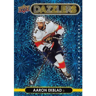 Insertní karty - Ekblad Aaron - 2021-22 Upper Deck Dazzlers Blue No.DZ73