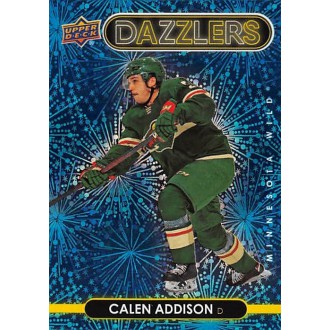 Insertní karty - Addison Calen - 2021-22 Upper Deck Dazzlers Blue No.DZ75