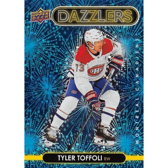 Insertní karty - Toffoli Tyler - 2021-22 Upper Deck Dazzlers Blue No.DZ76
