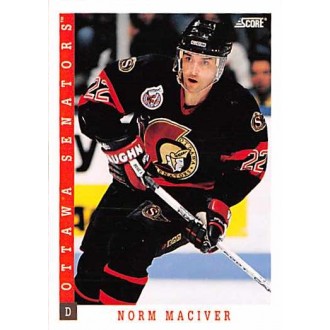 Řadové karty - Maciver Norm - 1993-94 Score No.123