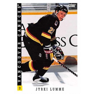 Řadové karty - Lumme Jyrki - 1993-94 Score No.134