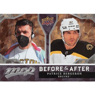 Insertní karty - Bergeron Patrice - 2021-22 MVP Before and After Gold No.BA10