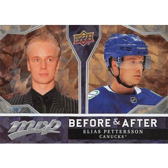 Insertní karty - Pettersson Elias - 2021-22 MVP Before and After Gold No.BA12