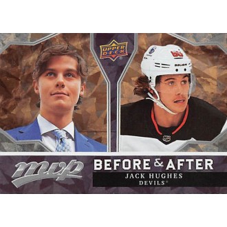 Insertní karty - Hughes Jack - 2021-22 MVP Before and After Gold No.BA15