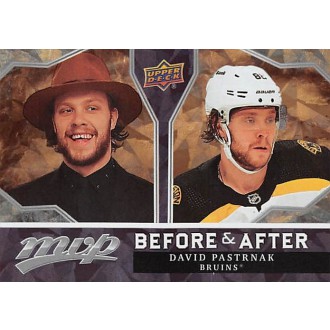 Insertní karty - Pastrňák David - 2021-22 MVP Before and After Gold No.BA18