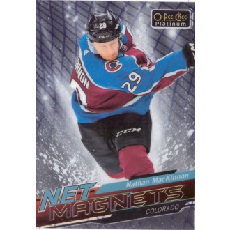 Insertní karty - MacKinnon Nathan - 2018-19 O-Pee-Chee Platinum Net Magnets No.NM13