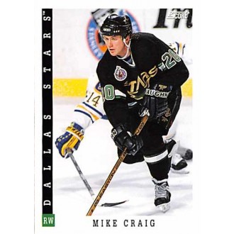 Řadové karty - Craig Mike - 1993-94 Score No.156