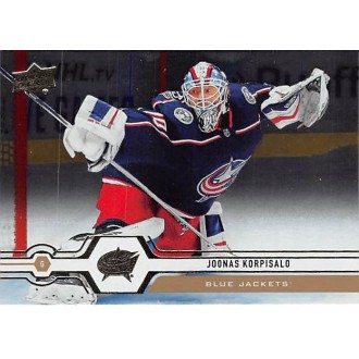 Paralelní karty - Korpisalo Joonas - 2019-20 Upper Deck Silver Foil No.317