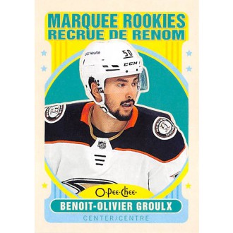 Insertní karty - Groulx Benoit-Olivier - 2021-22 Upper Deck O-Pee-Chee Update Retro No.612