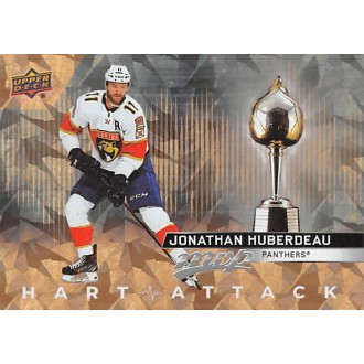 Insertní karty - Huberdeau Jonathan - 2021-22 MVP Hart Attack Gold No.HA5
