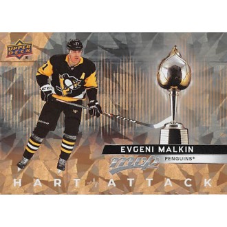 Insertní karty - Malkin Evgeni - 2021-22 MVP Hart Attack Gold No.HA15