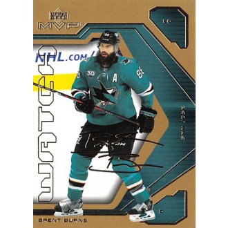 Insertní karty - Burns Brent - 2021-22 MVP 20th Anniversary Gold No.37