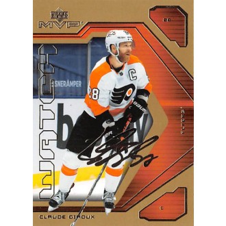 Insertní karty - Giroux Claude - 2021-22 MVP 20th Anniversary Gold No.93