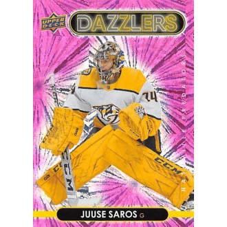 Insertní karty - Saros Juuse - 2021-22 Upper Deck Dazzlers Pink No.DZ27