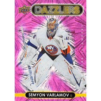 Insertní karty - Varlamov Semyon - 2021-22 Upper Deck Dazzlers Pink No.DZ29