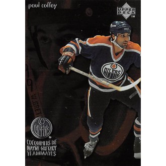 Insertní karty - Coffey Paul - 1998-98 McDonalds Upper Deck Gretzkys Teammates No.T10