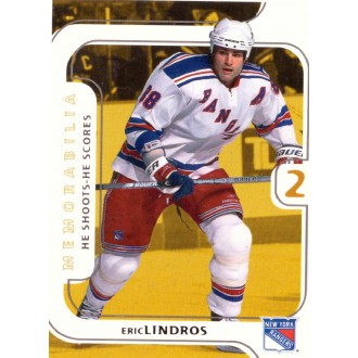 Insertní karty - Lindros Eric - 2002-03 BAP Memorabilia He Shoots He Scores Points No.15