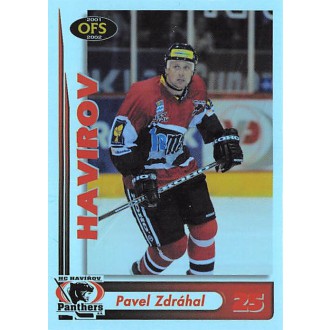 Extraliga OFS - Zdráhal Pavel - 2001-02 OFS Insert RED modrá No.RE13D
