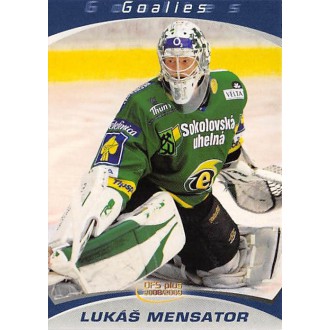 Extraliga OFS - Mensator Lukáš - 2008-09 OFS Goalies No.4