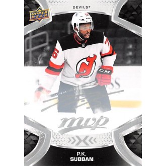 Paralelní karty - Subban P.K. - 2021-22 MVP Silver Script No.76
