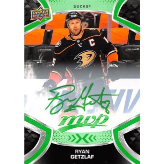 Paralelní karty - Getzlaf Ryan - 2021-22 MVP Green Script No.15