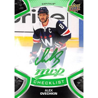 Paralelní karty - Ovechkin Alexander - 2021-22 MVP Green Script No.100