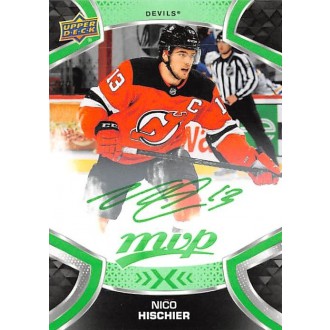 Paralelní karty - Hischier Nico - 2021-22 MVP Green Script No.113