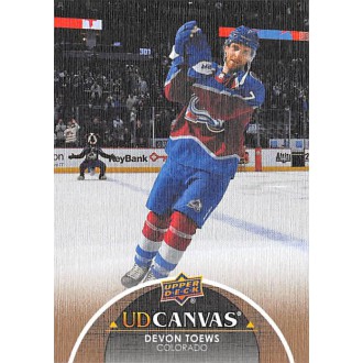 Insertní karty - Toews Devon - 2021-22 Upper Deck Canvas No.C292