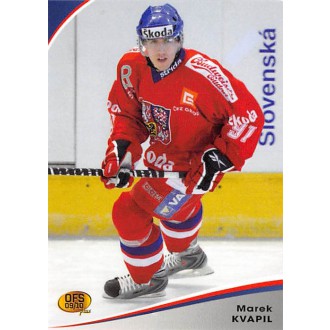 Extraliga OFS - Kvapil Marek - 2009-10 OFS Reprezentace ČR No.18