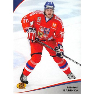 Extraliga OFS - Barinka Michal - 2009-10 OFS Reprezentace ČR No.23