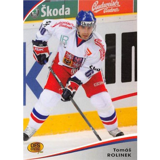 Extraliga OFS - Rolinek Tomáš - 2009-10 OFS Reprezentace ČR No.40