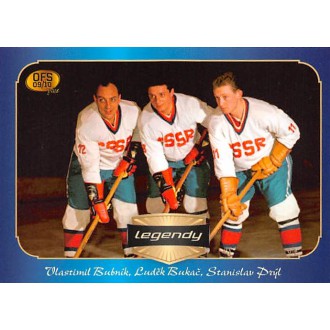 Extraliga OFS - Bubník Jaroslav, Bukač Luděk, Prýl Stanislav - 2009-10 OFS Legendy No.L2