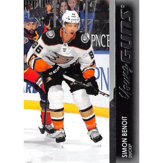 Řadové karty - Benoit Simon - 2021-22 Upper Deck Young Guns No.228