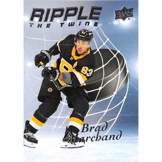 Insertní karty - Marchand Brad - 2021-22 Upper Deck Ripple the Twine No.RT2