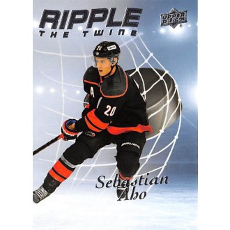 Insertní karty - Aho Sebastian - 2021-22 Upper Deck Ripple the Twine No.RT10