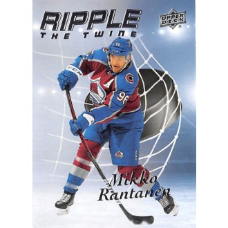 Insertní karty - Rantanen Mikko - 2021-22 Upper Deck Ripple the Twine No.RT12