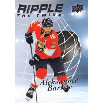 Insertní karty - Barkov Aleksander - 2021-22 Upper Deck Ripple the Twine No.RT17