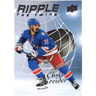 Insertní karty - Kreider Chris - 2021-22 Upper Deck Ripple the Twine No.RT18