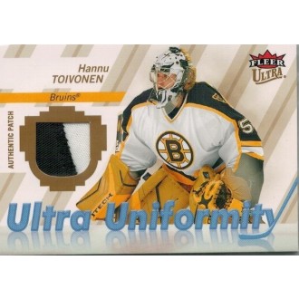 Patch karty - Toivonen Hannu - 2007-08 Ultra Uniformity Patches No.U-HT
