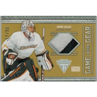 Jersey karty - Hiller Jonas - 2011-12 Titanium Game Worn Gear Prime No.66