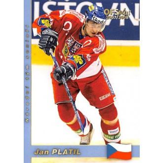 Extraliga OFS - Platil Jan - 2007-08 OFS Reprezentace ČR No.5
