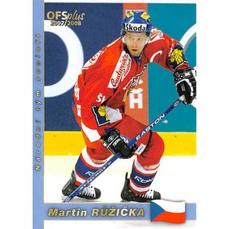 Extraliga OFS - Růžička Martin - 2007-08 OFS Reprezentace ČR No.28