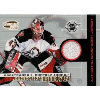 Jersey karty - Biron Martin - 2003-04 Invincible Jerseys No.3