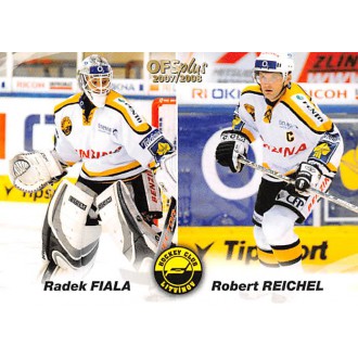 Extraliga OFS - Reichel Robert, Fiala Radek - 2007-08 OFS Klubová karta No.5