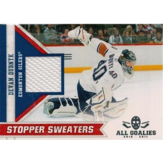 Jersey karty - Dubnyk Devan - 2010-11 All Goalies Stopper Sweaters No.11