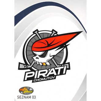 Extraliga OFS - Piráti Chomutov - 2013-14 OFS Seznam karet Logo No.3