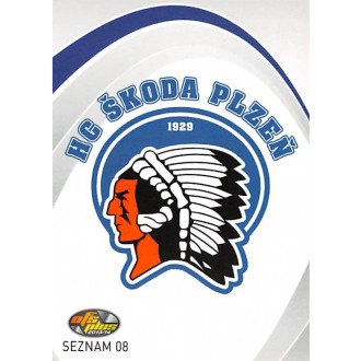 Extraliga OFS - HC ŠKODA Plzeň - 2013-14 OFS Seznam karet Logo No.8