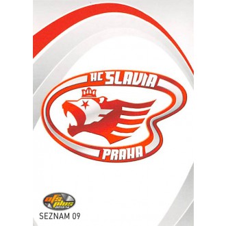 Extraliga OFS - HC Slavia Praha - 2013-14 OFS Seznam karet Logo No.9